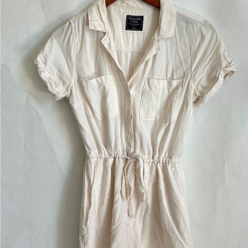 Abercrombie & Fitch Cream Romper